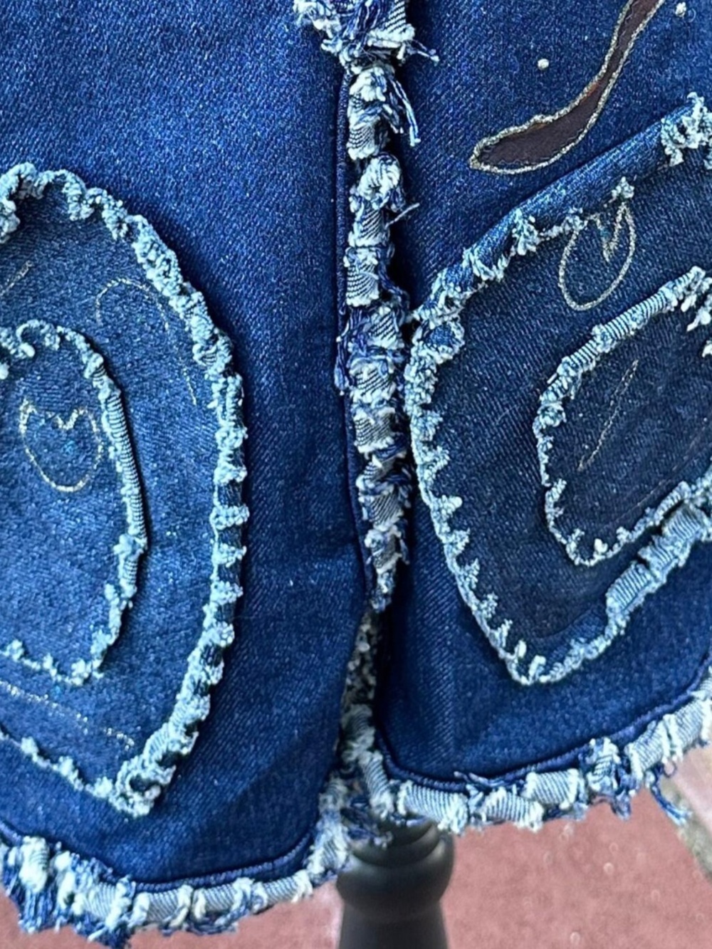 Vintage 80s Denim Western Jacket: Equestrian Horse Appliqué, Hand-Crafted - Picture 15 of 15